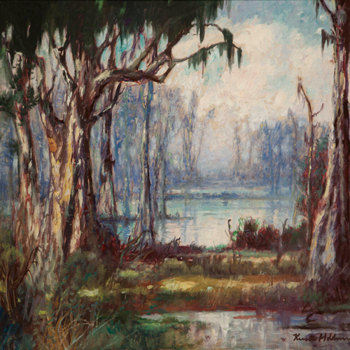 Knute Heldner, Swamp Scene, 19th/20th century