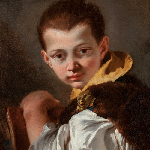 Giovanni Battista Tiepolo, Boy Holding a Book (Portrait of Lorenzo Tiepolo), circa 1747-1750