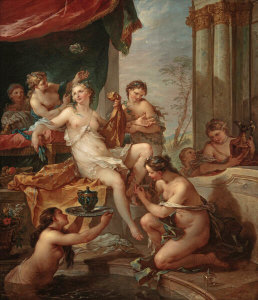 Charles Joseph Natoire - The Toilet of Psyche, 1735-1736