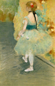 Edgar Degas - Dancer in Green, circa 1878