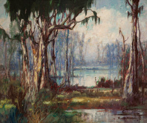 Knute Heldner - Swamp Scene, 19th/20th century