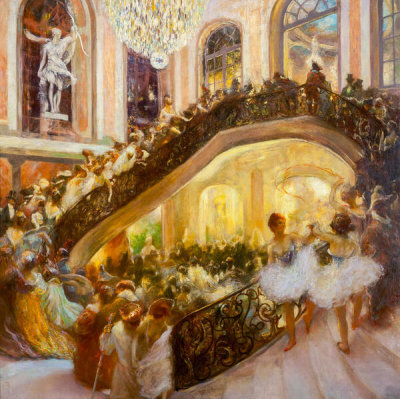 Gaston LaTouche - The Masquerade Ball - Grand Opera House, Paris, 19th/20th century