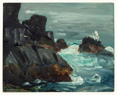 Robert Henri - Rocky Promontory, Monhegan, Maine, circa 1903