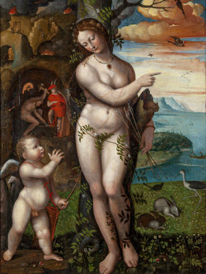 Domenico Beccafumi - Venus and Cupid, circa 1530