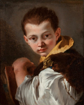 Giovanni Battista Tiepolo - Boy Holding a Book (Portrait of Lorenzo Tiepolo), circa 1747-1750