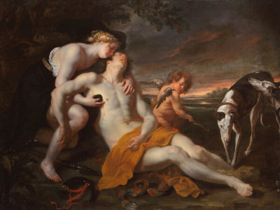 Thomas Willeboirts-Bosschaert - Venus Mourning the Death of Adonis, mid 17th century