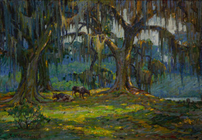 Ellsworth Woodward - Paradise Wood, Breaux Bridge, Louisiana, circa 1910